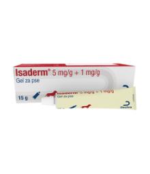 Isaderm 5 mg/g + 1 mg/g gel za pse