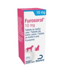 Furosoral, 10 mg, tableta za mačke i pse